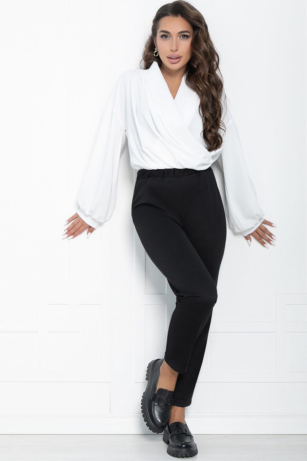 Блуза Незабываемая (белая) Б10887 LT Collection