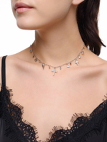 Чокер "Multi Crystal Cross"