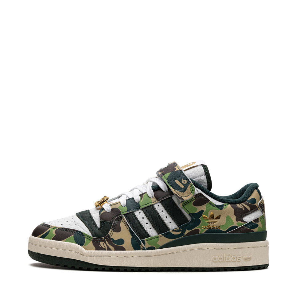 Adidas x Bape Forum 84 Low "30th Anniversary Green Camo"