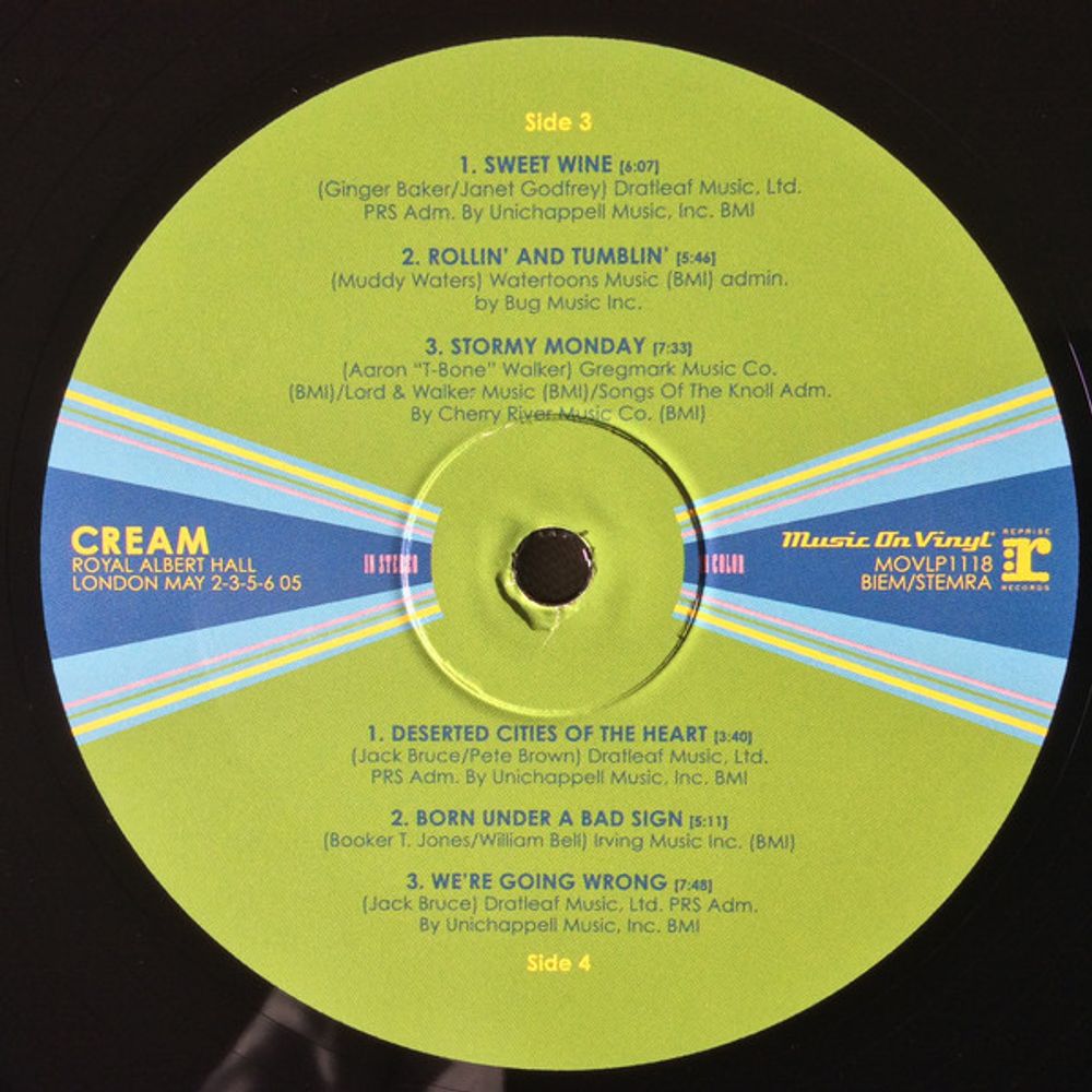 CREAM - ROYAL ALBERT HALL 2005 (3LP)
