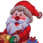 Украшение Новогоднее «Радостный Дед Мороз» 29*23