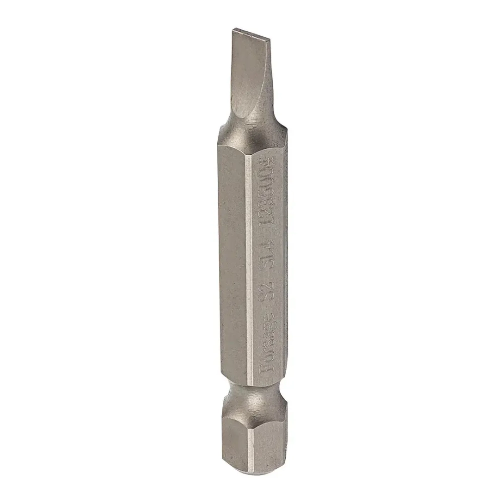 Бита шлицевая 0.8х4мм, 50мм,1/4''(10шт/уп) Forsage F-1235004
