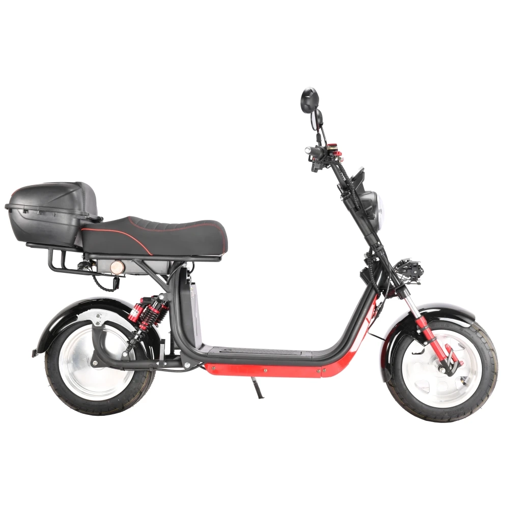 Электроскутер Cityсoco WHITE SIBERIA PRO MAX + 3950W 21AH Черный