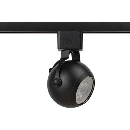 Трековый светильник однофазный ЭРА Round TR35-GU10 BK под лампу GU10 черный