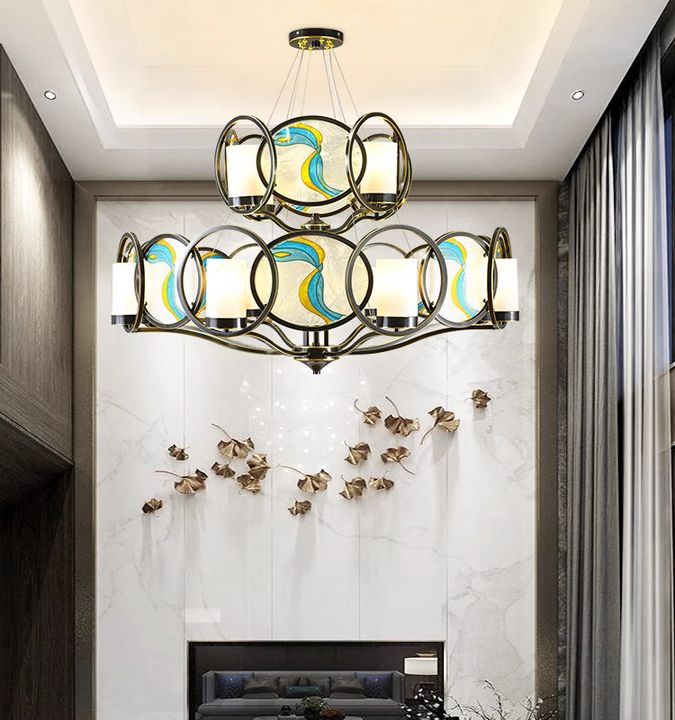 Подвесная люстра Romatti Kobo Baronett 9011-8+4