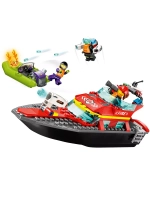 Лего Сити Спасательный пожарный катер 60373 Lego City