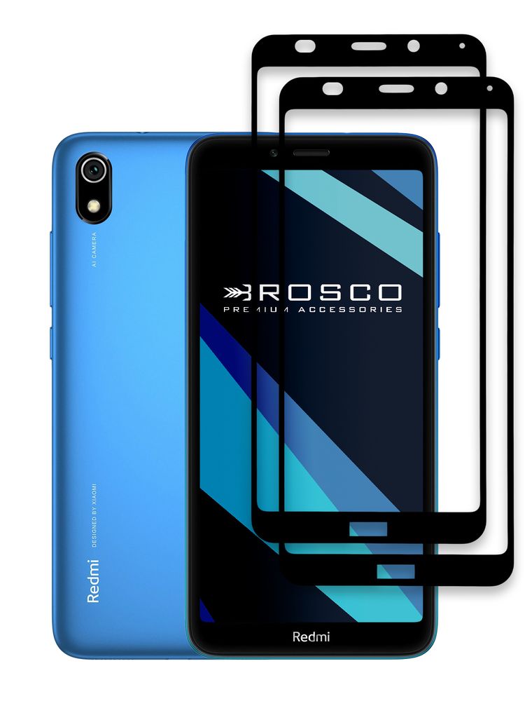 Защитное стекло ROSCO для Xiaomi Redmi 9A;Xiaomi Redmi 9C оптом (арт. XM-R9C-FSP-GLASS-BLACK)