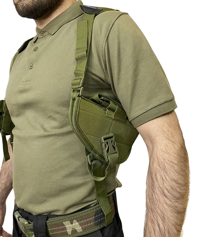 Кобура наплечная спецназа и полиции Gunpad Cordura (олива)