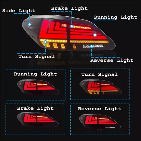 Задние фонари Lexus RX 2009-2014 V1 type