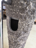 Раковина напольная из мрамора Pedestal Grey Marmo MN-65940 40х40х90 из натурального камня