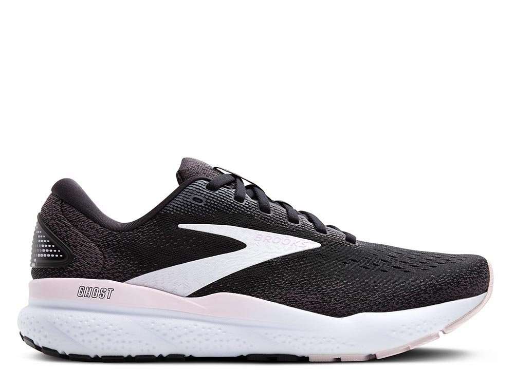 Кроссовки для бега женские Brooks Ghost 16 Черно-Пудровые