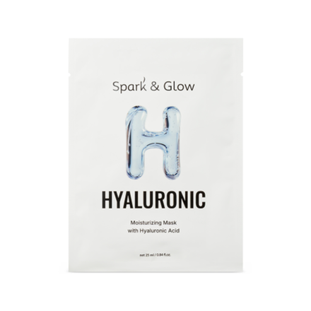 Маска тканевая для лица увлажняющая Spark&Glow Moisturizing mask with hyaluronic acid