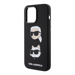 Чехол Karl Lagerfeld Liquid silicone NFT Choupette для iPhone 15 Pro Hard Black (Чёрный)