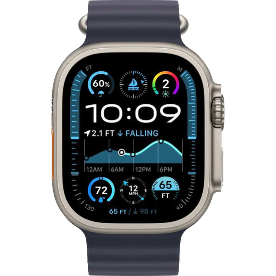 Умные часы Apple Watch Ultra 2 49 мм Natural Titanium Ocean Band Navy