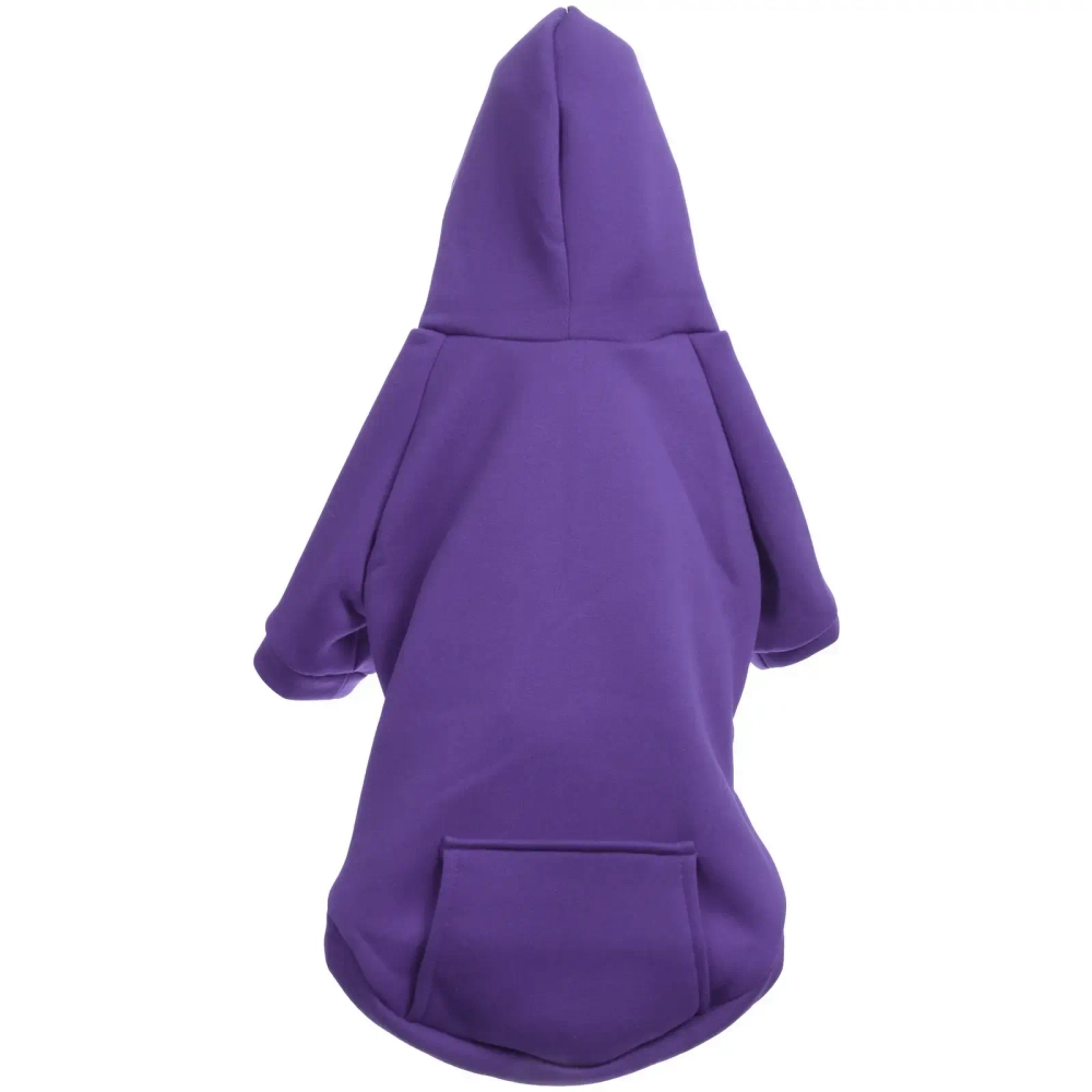 Кофта - толстовка для мелких пород собак «BRO Style», цвет фиолетовый, р 2XL (на флисе)