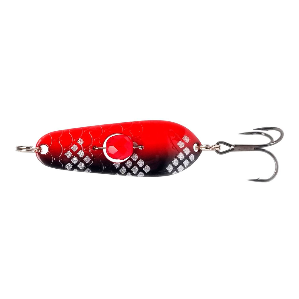 Блесна колеблющаяся Kuusamo Rasanen 50/14 (бусинка) BL/GR/G/O-C, UV