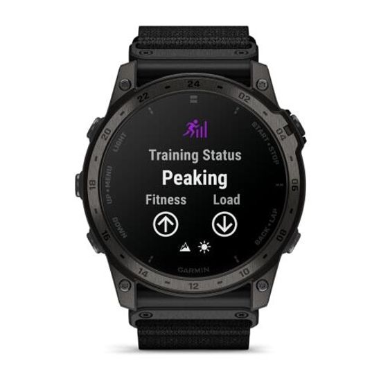 Умные часы Garmin TACTIX 7 AMOLED edition, черный нейлоновый ремешок