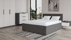 Кровать Румба 1,6 (Графит Софт), ДСВ-Мебель