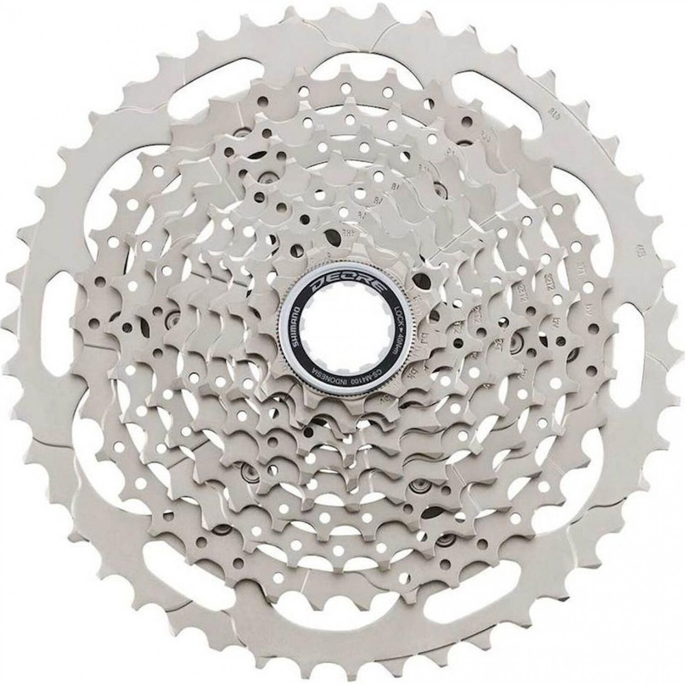 Кассета 10ск 2-720202 DEORE 11-46 CS-M4100 ECSM410010146 Индонезия серебристая SHIMANO