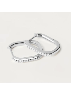 Серьги Spike Серебро 925 пробы покрытое родием