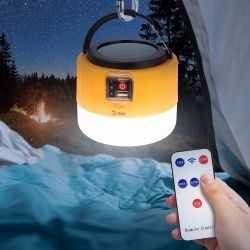 Фонарь кемпинговый светодиодный ЭРА KA-601 Пегас аккумуляторный, на солнечной батарее + дистанционный пульт