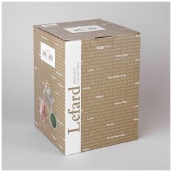 НАБОР КРУЖЕК LEFARD "GOOD MORNING" НА МЕТАЛЛ. ПОДСТАВКЕ 4 ШТ. 330 МЛ МИКС ЦВЕТОВ (КОР=4НАБ.)