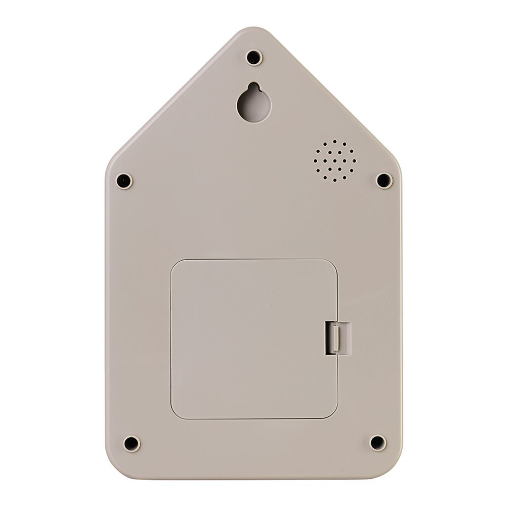 Часы настенные с маятником QQ-UP, серо-бежевые