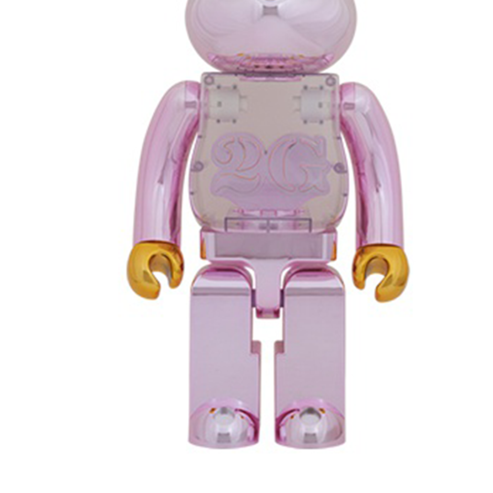 Дизайнерские игрушки BE@RBRICK 1000% 2G PINK GOLD CHROME 70cm, 3090230-613072313