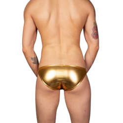 Мужские трусы слипы золотистые Cosmos Colors MR20_G