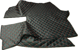 Коврики (утеплитель) под сиденья УАЗ 452 Буханка (красная нить Бабочка)