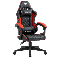 Кресло офисное Игровое кресло Majestic  Черный / красный,класс 4,PU DEFENDER