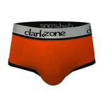 Оранжевые хлопковые трусы-брифы (Размер: S) (Цвет: оранжевый)