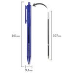 Ручка шариковая масляная автоматическая BRAUBERG "Tone", СИНЯЯ, корпус тонированный, узел 0,7 мм, линия письма 0,35 мм, 142414