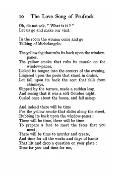 Prufrock and other observations | T.S. Eliot