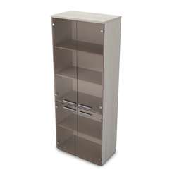 9ШД.005.10 Шкаф высокий со стеклом (800*450*2045)