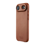 Кожаный чехол MagSafe Mujjo Full Leather Case для iPhone Air Чехол из натуральной телячьей велюровой цельнозерновой кожи с мелкозернистой фактурой и вырезом для Контроллера камеры