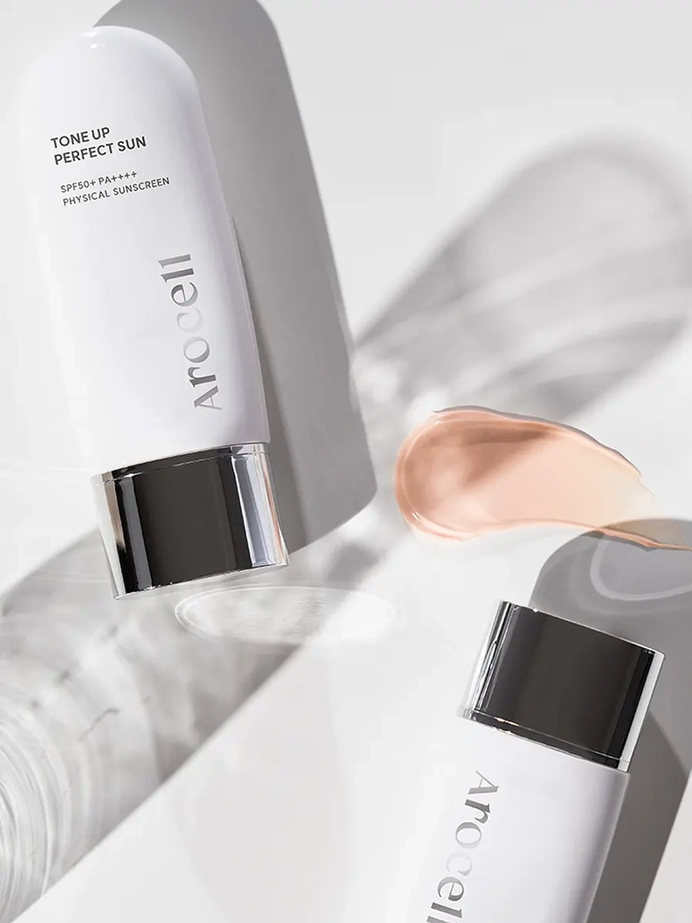 Arocell Тонирующий солнцезащитный крем с каламином для чувствительной кожи SPF50 Tone Up Perfect Sun Physical Sunscreen 50 гр