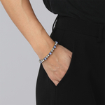 Браслет Dyrberg Kern FURY SS LIGHT BLUE / CRYSTAL 480143