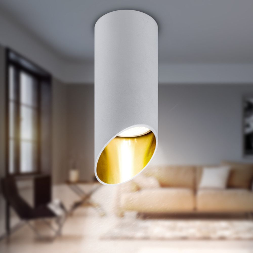 Светильник настенно-потолочный спот ЭРА OL26 WH MR16/GU10, белый | Накладные светильники