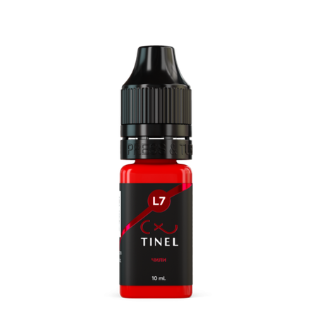 Tinel L7 "Чили" Пигмент для перманентного макияжа губ, 10 мл