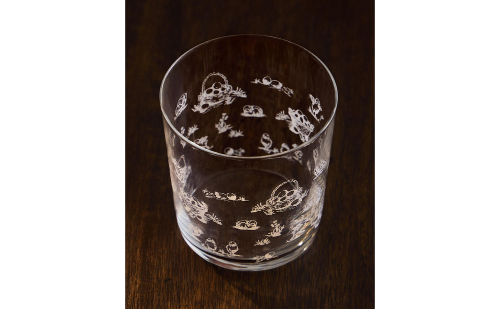 Zara Home стакан из стекла, цвет белый, 9 см