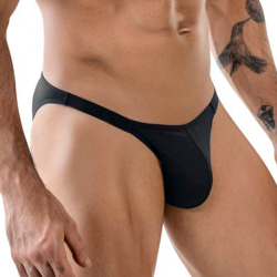 Мужские трусы слипы черные Clever Moda OOMPH BRIEF 186511