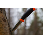 Нож Morakniv Companion F Serrated, нерж. сталь, прорезиненная рукоять с оранжевыми накладками