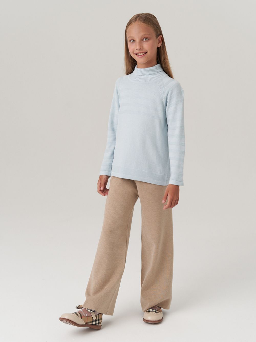 Водолазка в школу для девочки AT743  голубой