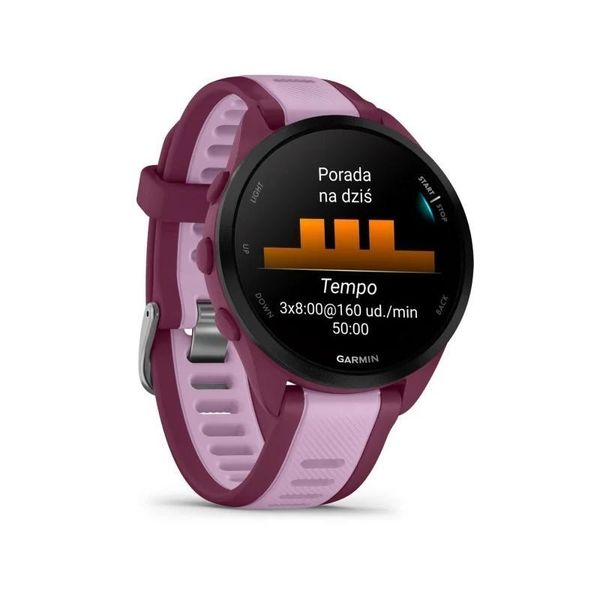 Умные часы Garmin Forerunner 165 Music, Фиолетовый | Berry (010-02863-33 | 010-02863-B3)