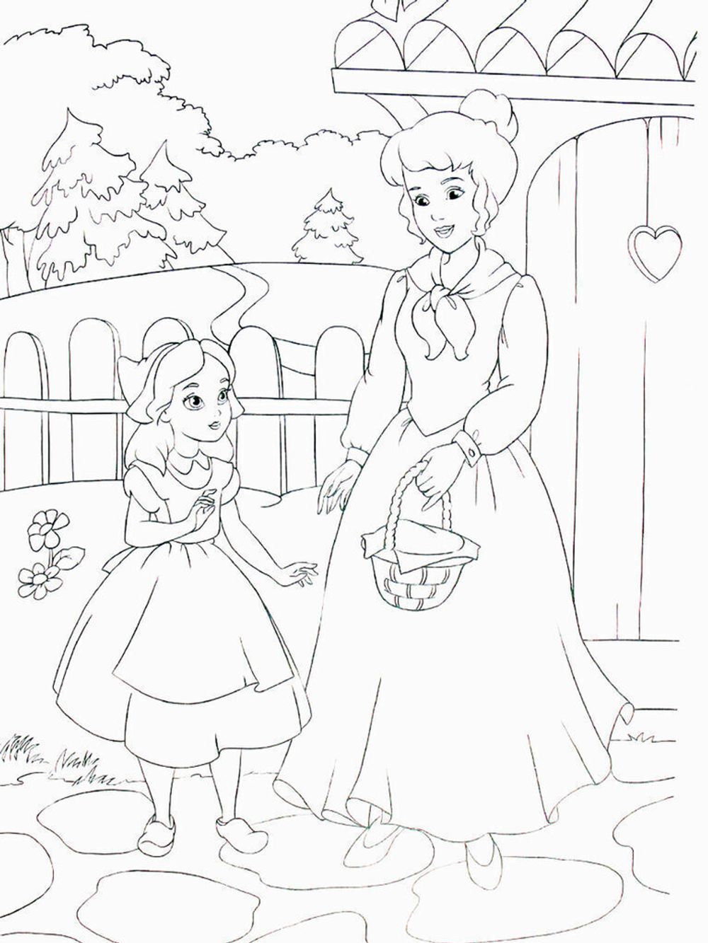 Раскраска А4 Проф-Пресс Красная шапочка, 8стр