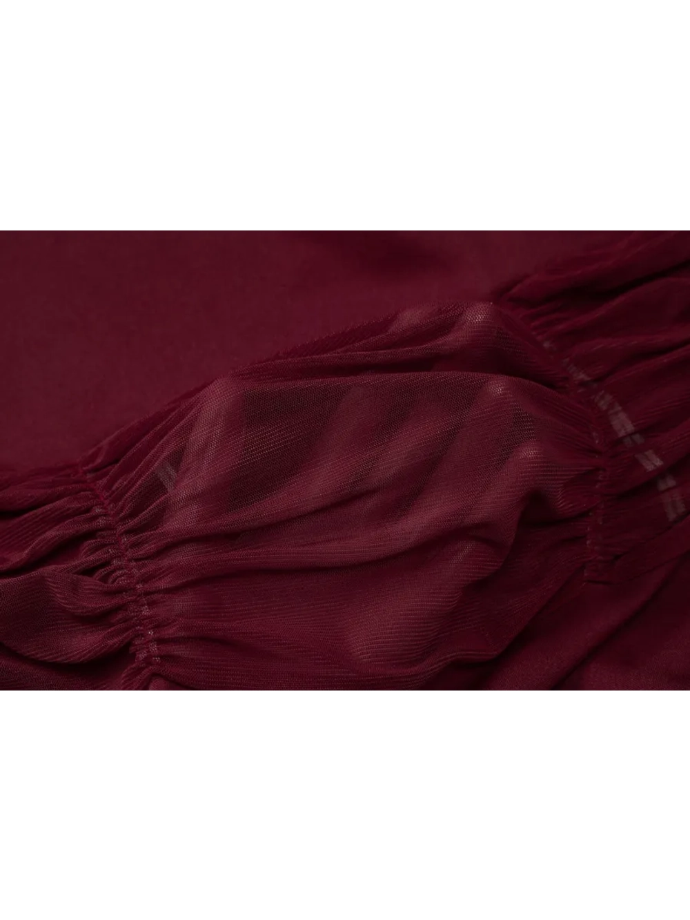 Платье мини с сеткой