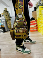 Тактическая плечевая сумка / мультикам