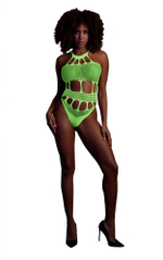 Стильное зеленое боди Body with Grecian Neckline (Размер: XS-XL) (Цвет: зеленый)