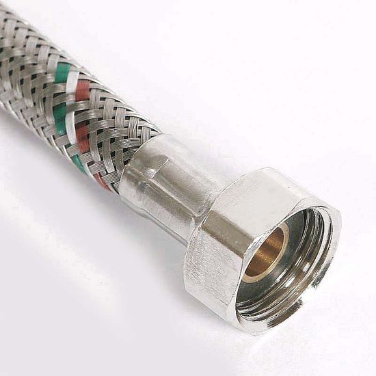 Гибкая подводка для воды Uni-Fitt ВР 1/2" х ВР 1/2", длина 1200 мм (500S2012)